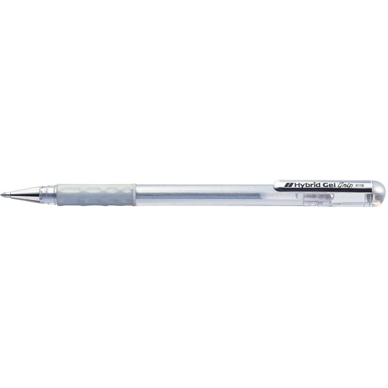 Pentel gelpen Hybrid Gel Grip wit