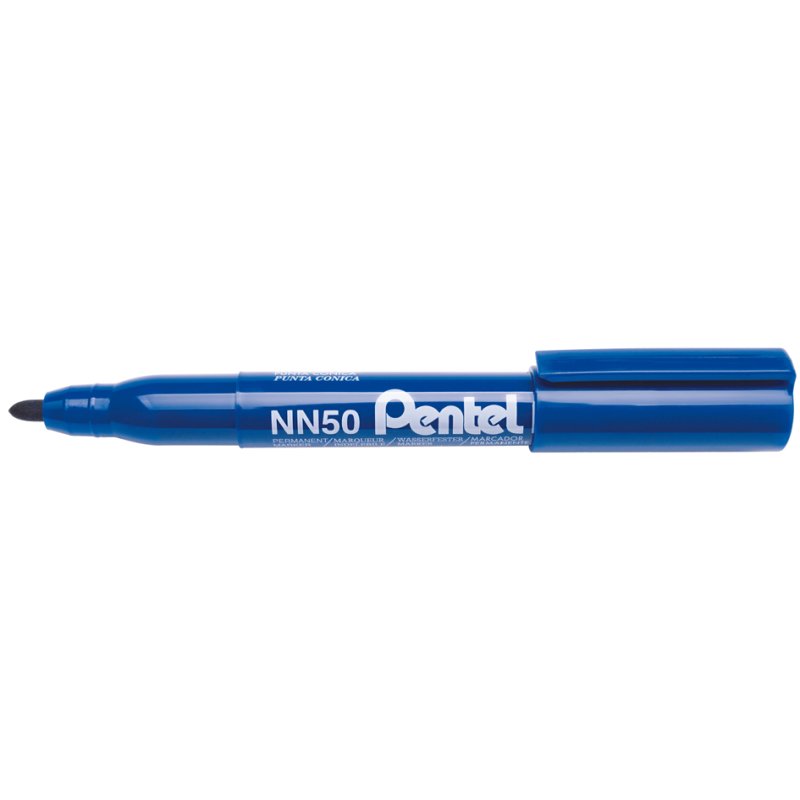 Pentel permanente marker rood, ronde punt 1,1 mm