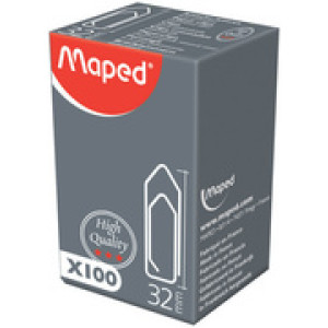 Maped paperclips gegalvaniseerd 32mm grootverpakking 1000 stuks