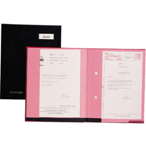 Emey handtekeningenmap Double-Clip 20 vakken zwart