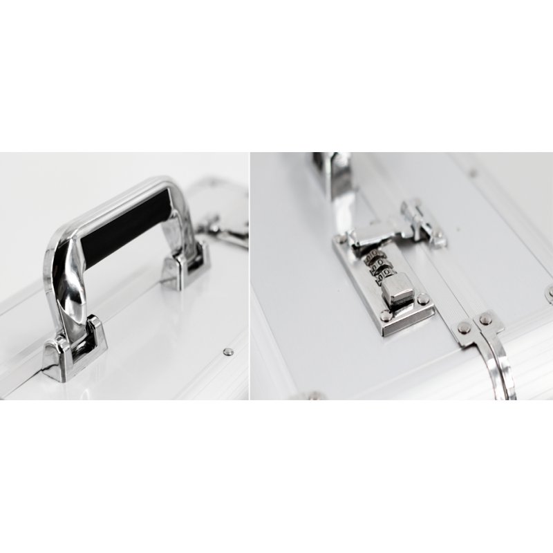 ALUMAXX Pilotenkoffer OMEGA aluminium zilver met wielen