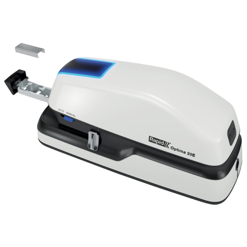 Snelhechtapparaat Optima 20E, wit/grijs/blauw