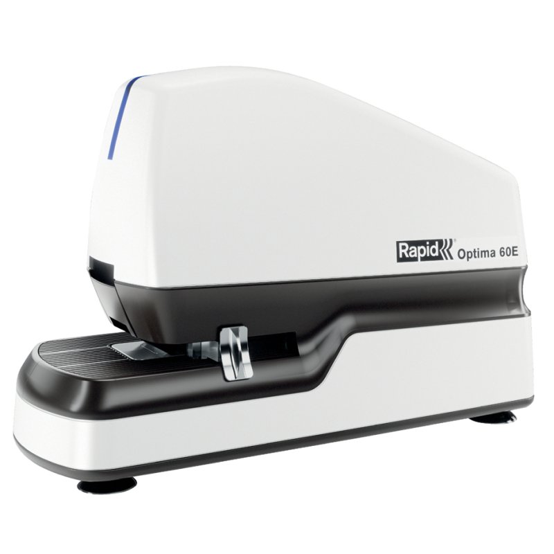 Rapid Optima 60E elektrische nietmachine wit/grijs/blauw