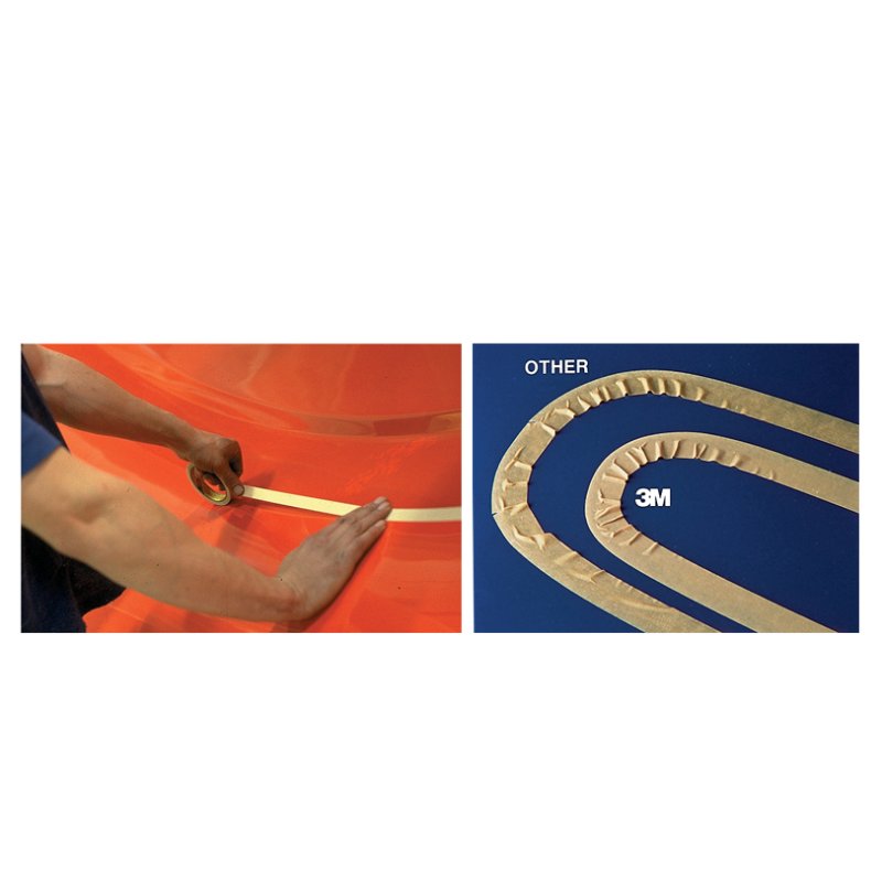 3M Schilderstape 244 Gold, 30 mm x 50 m, dikte: 0,08 mm