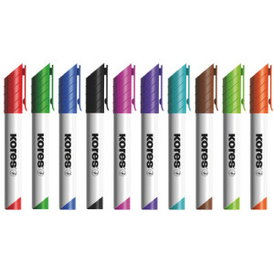 Kores whiteboard marker K MARKER met ronde punt, roze