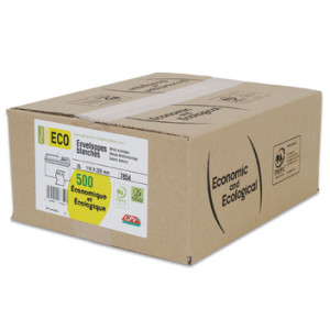 GPV enveloppen DL 110 x 220 mm wit met venster 75g