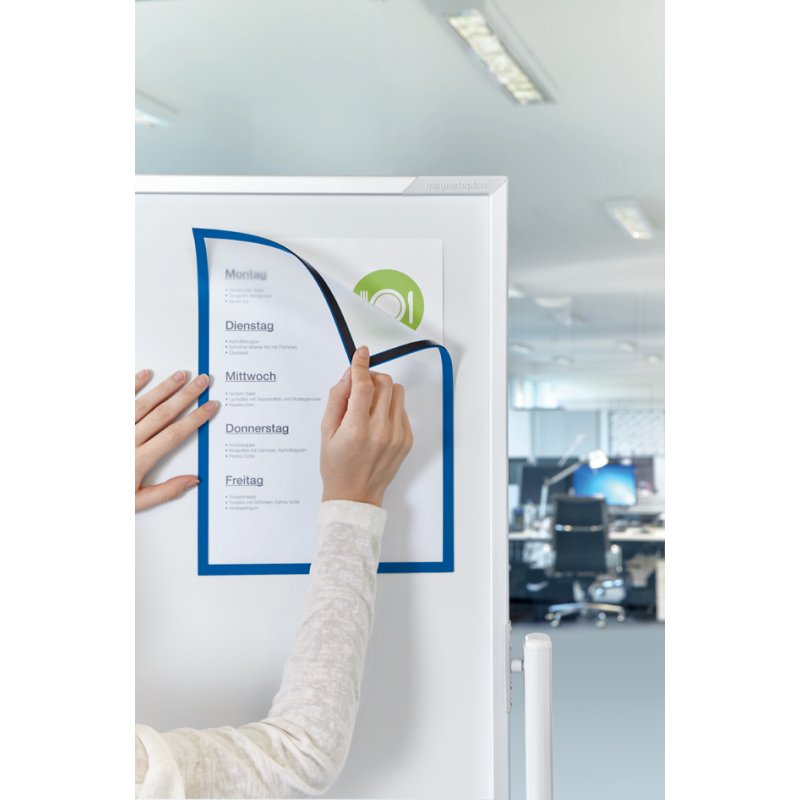 Magnetoplan magneetframe magnetofix A4 zilver