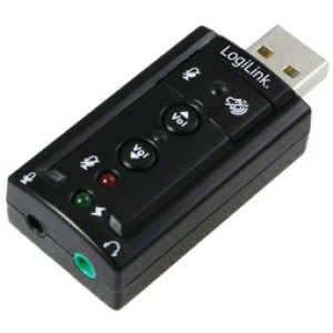 USB 2.0 audio-adapter met 7.1 surroundgeluid