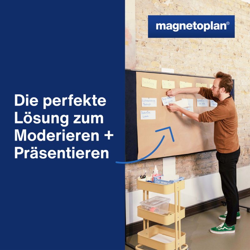 Magnetoplan moderatiekaarten rechthoekig, 200 x 100 mm