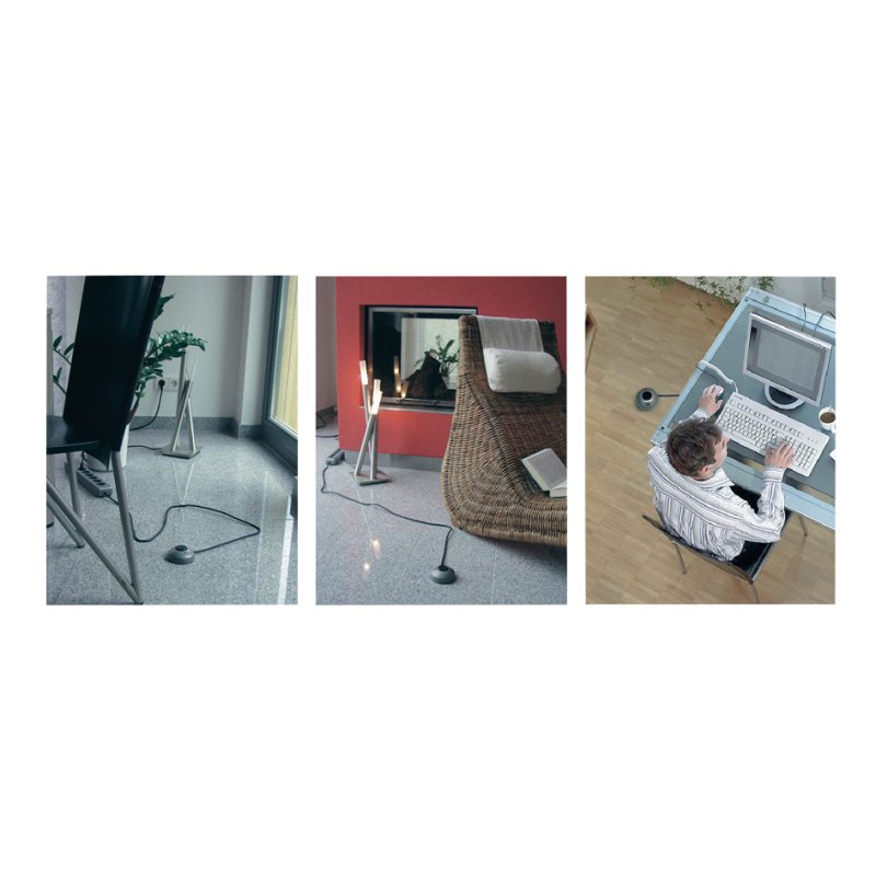 Brennenstuhl stekkerdoos Eco-Line Comfort Switch 6-voudig met voetschakelaar