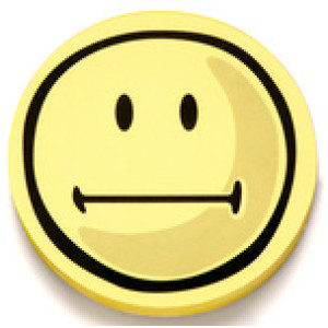 Magnetoplan beoordelingssymbolen smileys negatief, rond