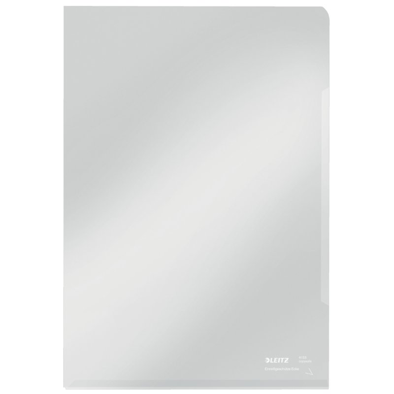 LEITZ Sichthüllen Super Premium A4 PVC rood 0,15mm