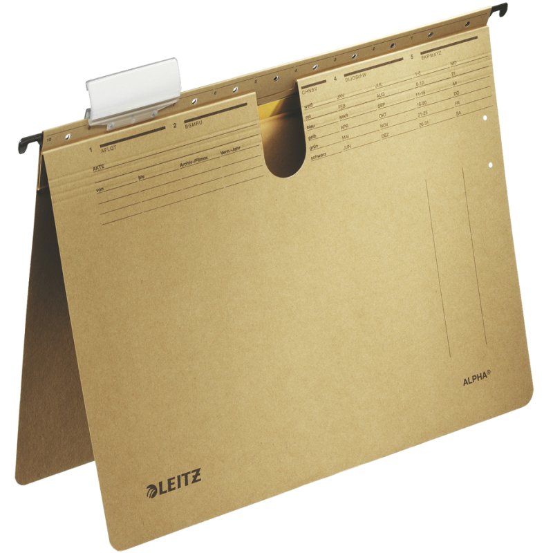 Leitz Alpha hangmappen, A4, zwaar karton