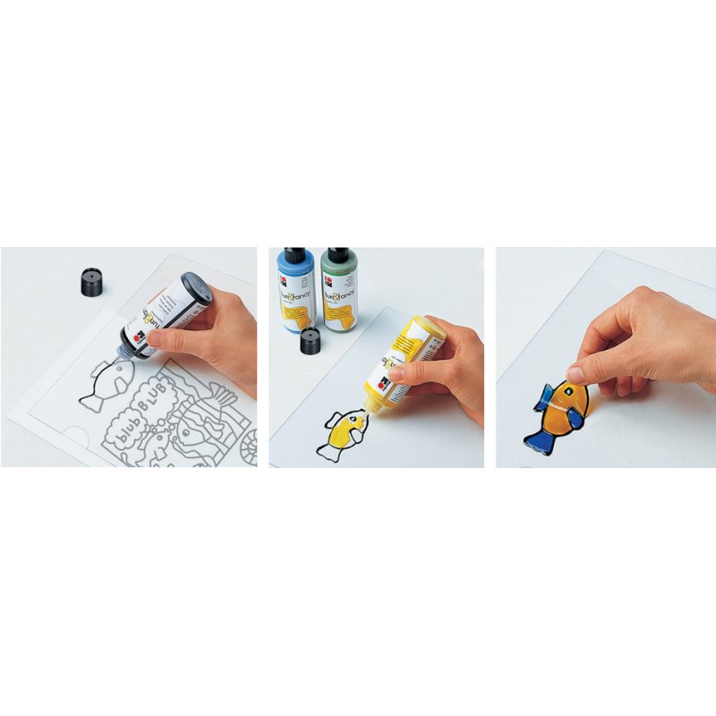 Marabu Raamverfschilderij 'leuk & chic', 80 ml, kersenrood