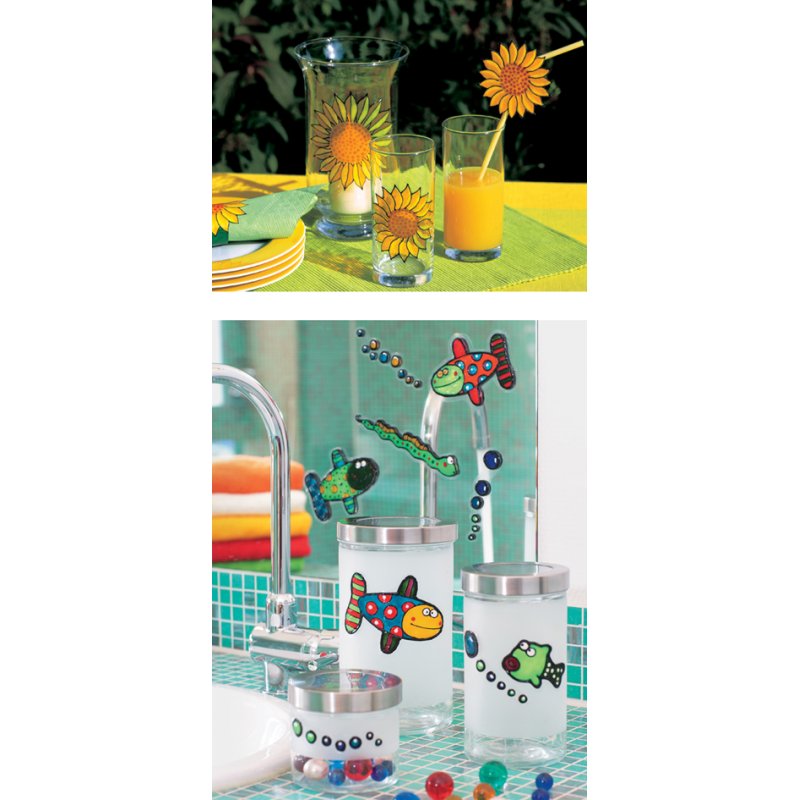 Marabu Raamverfschilderij 'leuk & chic', 80 ml, kersenrood