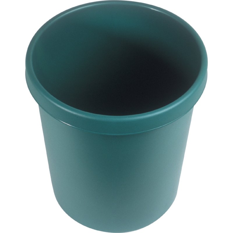 Helit prullenbak 30 liter lichtgrijs