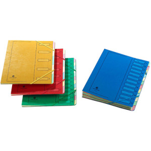 Extendos sorteermap 7-vaks karton blauw