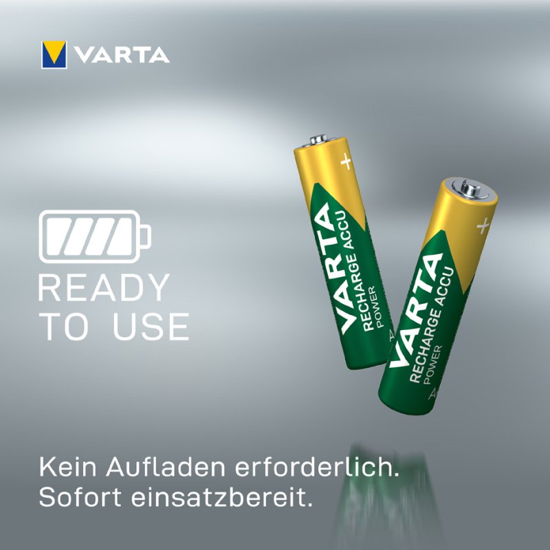 VARTA NiMH oplaadbare batterijen AAA 1.000 mAh