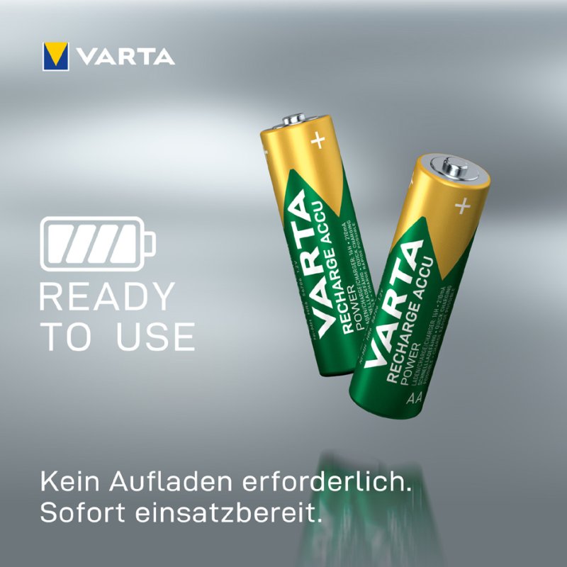 VARTA NiMH oplaadbare batterijen AA 2600 mAh