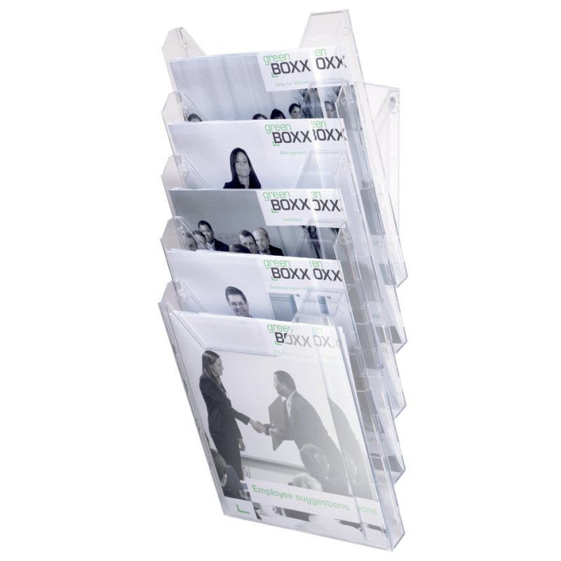 Durable Brochurehouder Combivak A4 set XL, transparant