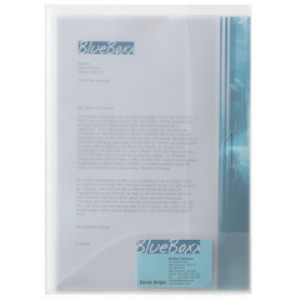 DURABLE verzamelmap A4 transparant PP met klappen