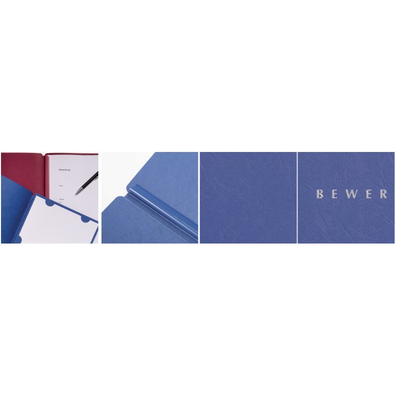 PAGNA sollicitatieMap Select, DIN A4, karton, blauw