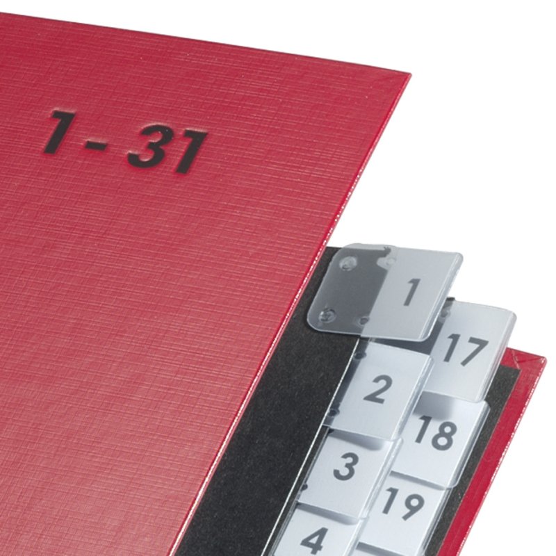 PAGNA Pultordner A4 dagmappen blauw, 31 vakken 1-31