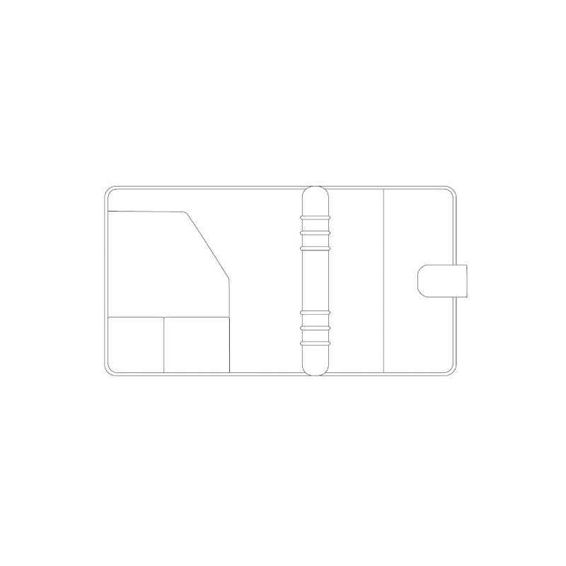 Agenda 'Standaard A5 Compact', zwart