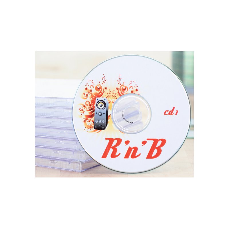 HERMA CD/DVD-etiketten wit 116 mm diameter, geschikt voor diverse printers