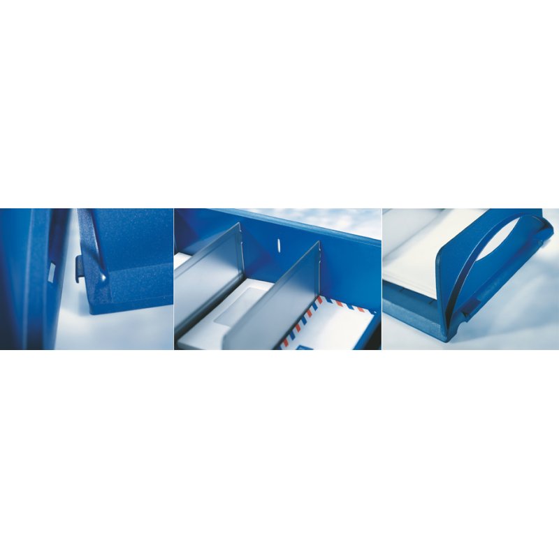 LEITZ Sorty documentenbak A4 dwars, blauw