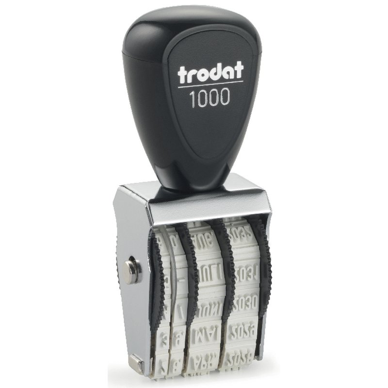 Datumstempel met stempelafmeting 3 x 15 mm