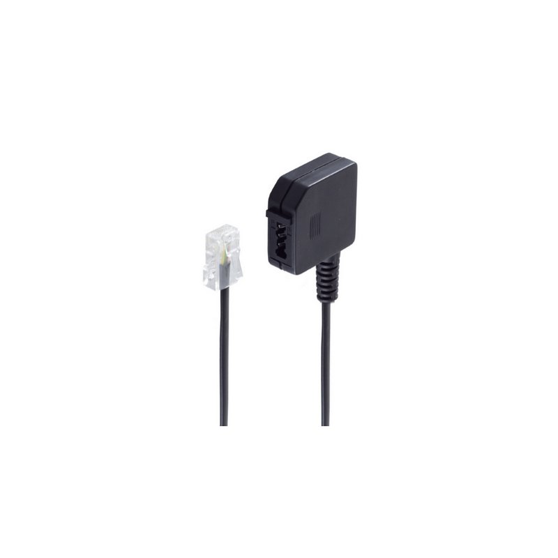 shiverpeaks Telefoon Adapterkabel, RJ45 naar TAE-F, 0,2 m