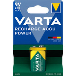 VARTA oplaadbare batterij 9V blok NiMH 200 mAh