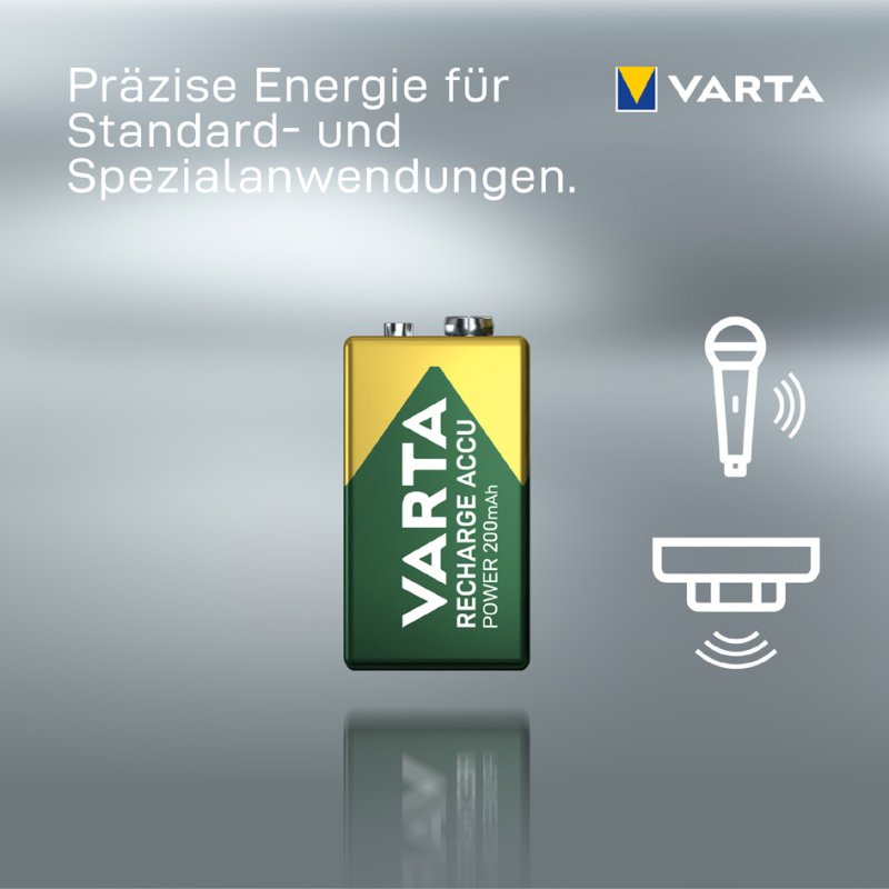 VARTA oplaadbare batterij 9V blok NiMH 200 mAh