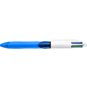 Balpen BIC 4 kleuren met grip, 0,32 mm