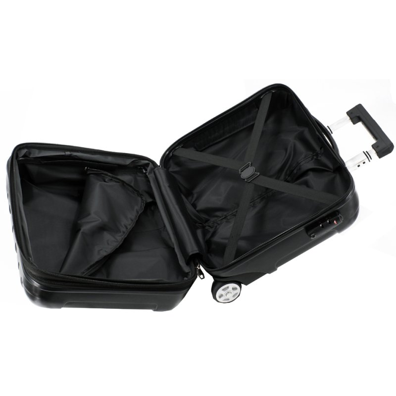 Reis-handbagage trolley voor zakelijk reizen, zwart