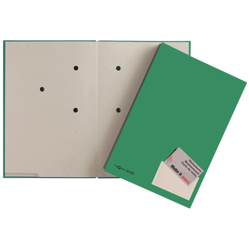 PAGNA handtekeningenmap Color A4, 20 vakken, groen