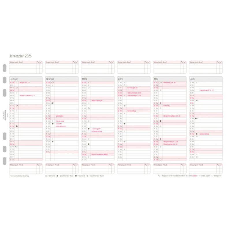 CHRONOPLAN Jaarplanner 2027, A5-formaat