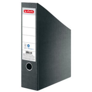 Kartonnen bureaunaviseerdershouder, A4-formaat, donkergrijs.