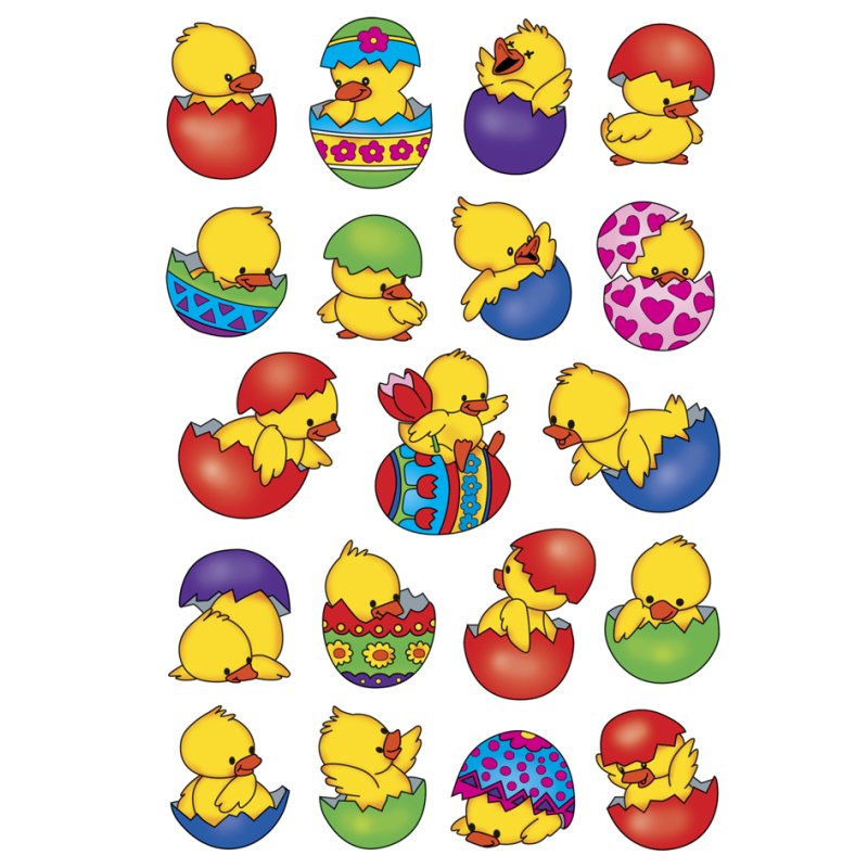 HERMA Paas-Stickers Klassiek 'Paasei', met Glitters