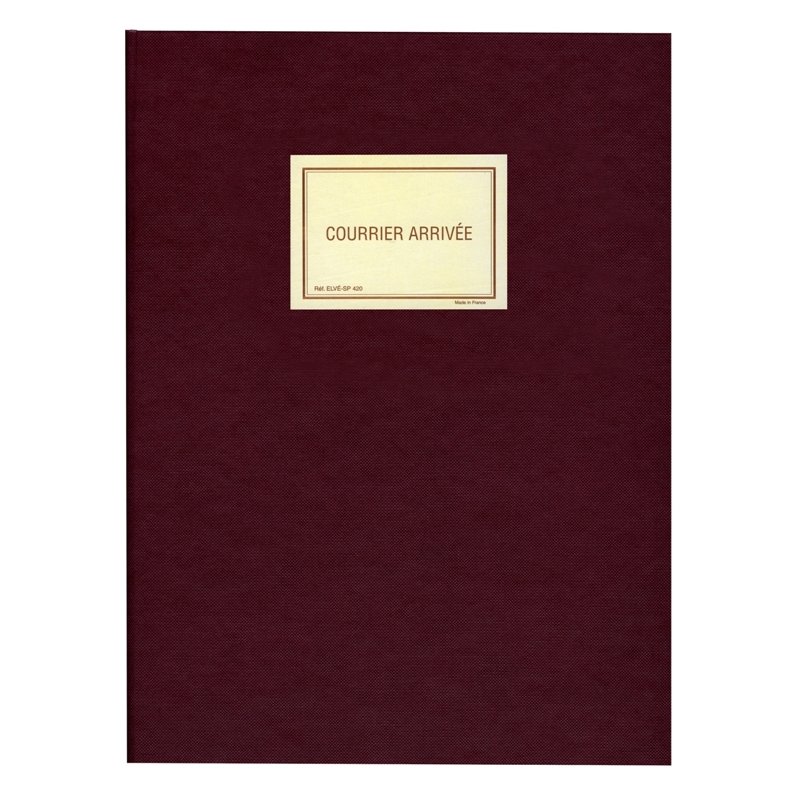 Binnenkomende postregistratie, 150 pagina's, 320 x 250 mm.