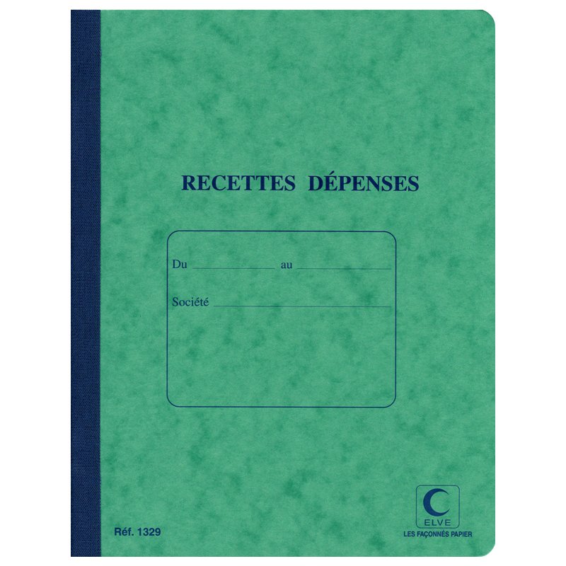 Kasboek gebonden 'Inkomsten - Uitgaven', 220 x 170 mm