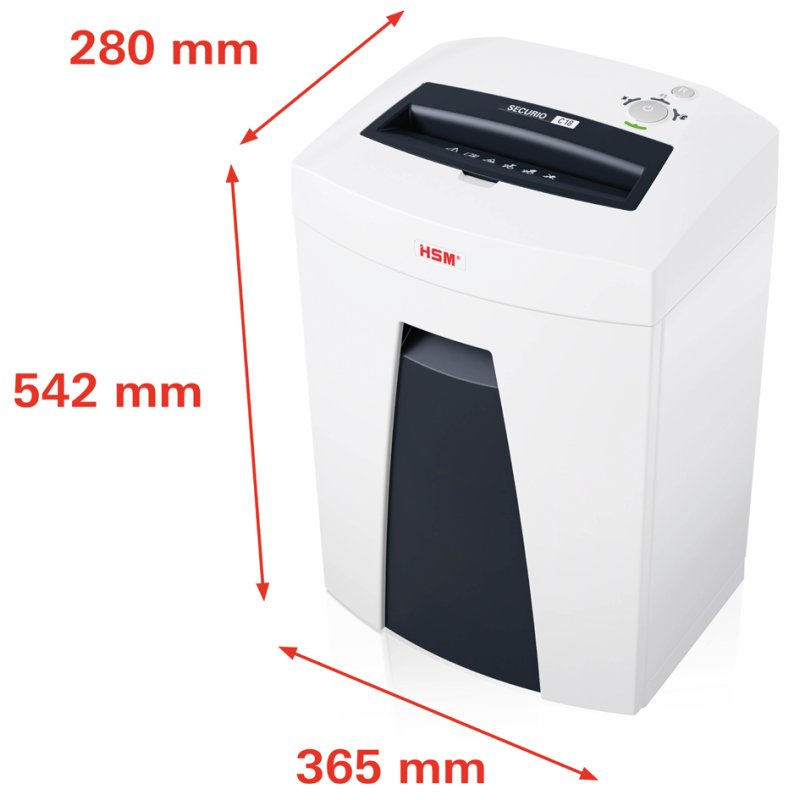 HSM SECURIO C18 papiervernietiger strokensnit 3,9 mm