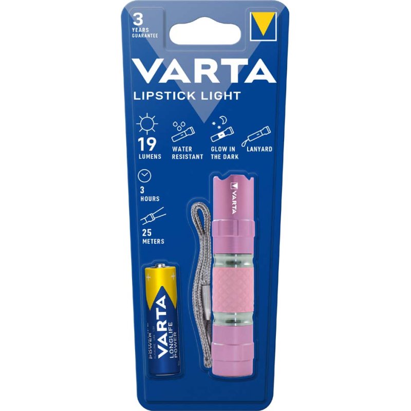 VARTA LED zaklamp Lipstick Light inclusief AA batterij