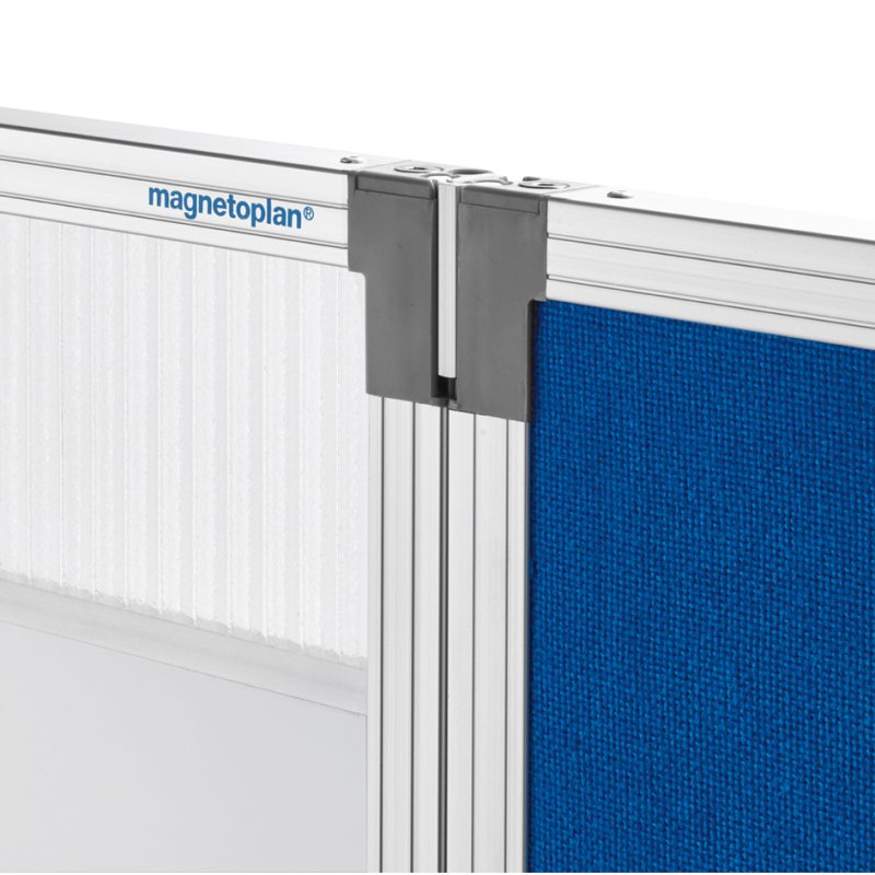 magnetoplan kamerscheidingswand Acryl, halftransparant, 1000 x 500 x 1800 mm