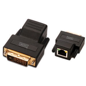 DVI-signaalversterker via cat.5-kabel, tot 70 meter