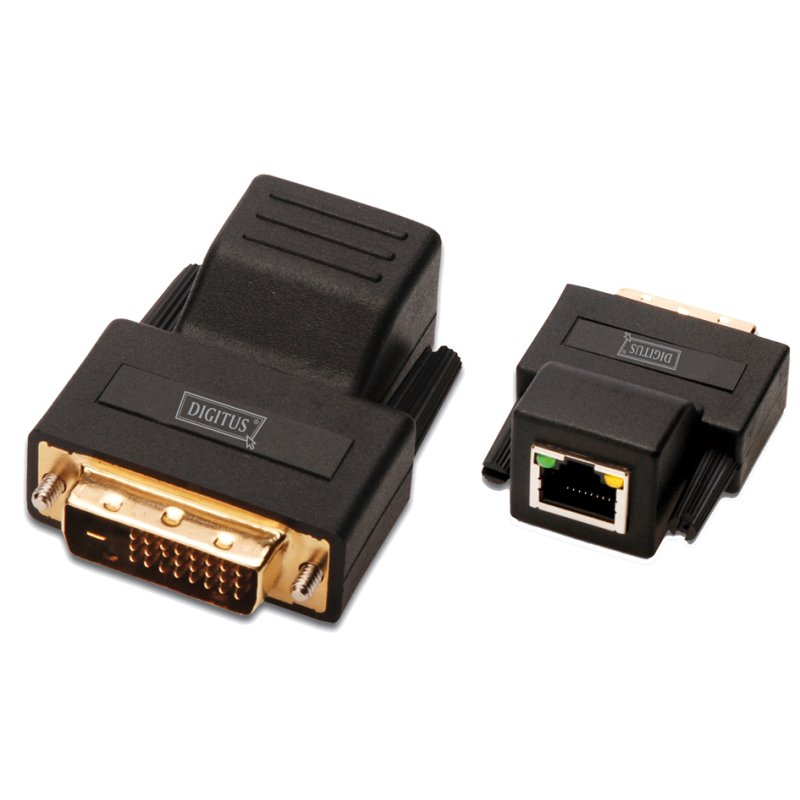 DVI-signaalversterker via cat.5-kabel, tot 70 meter