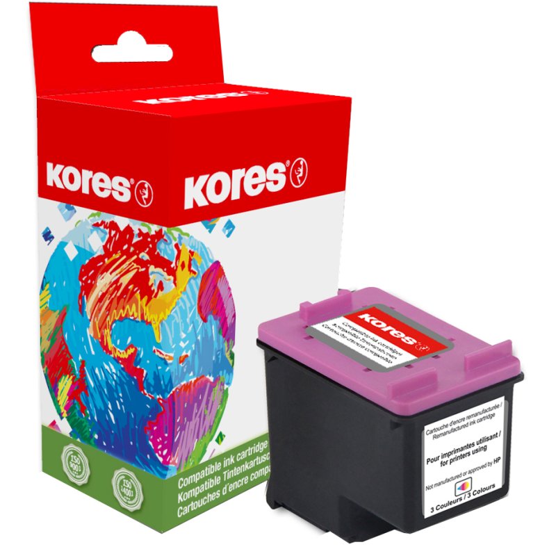 Kores inktcartridge cyaan - vervangt HP 913A (F6T77AE)