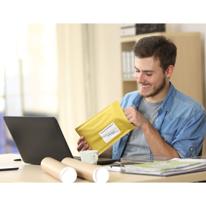 Universele etiketten - Klein formaat, 50 x 25 mm, wit