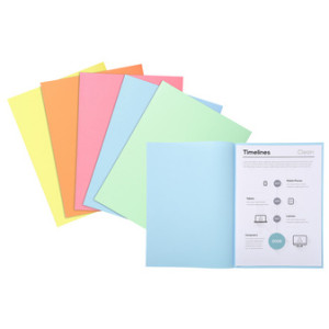 EXACOMPTA dossiermappen A4 roze 60g/m², gerecycled papier